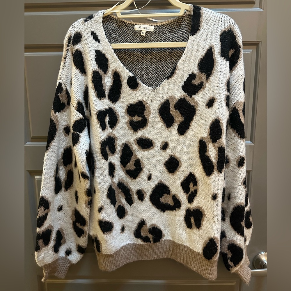 Leopard Print Sweater